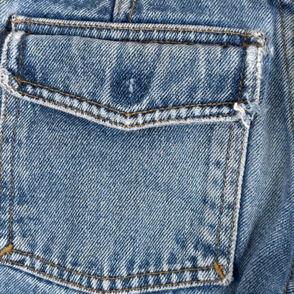 VTG 90s Little Levis Cargo Jeans Boys 7 Patches Jogger Parachute Elastic Cuff - Picture 11 of 16